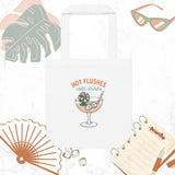 Hot Flushes, Cold Drinks Double Sided Cotton Tote Bag - For the Menopause Warrior