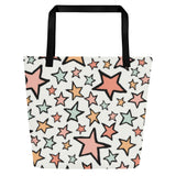 Starry Style XL Tote Bag - Oversized Playful Print Tote
