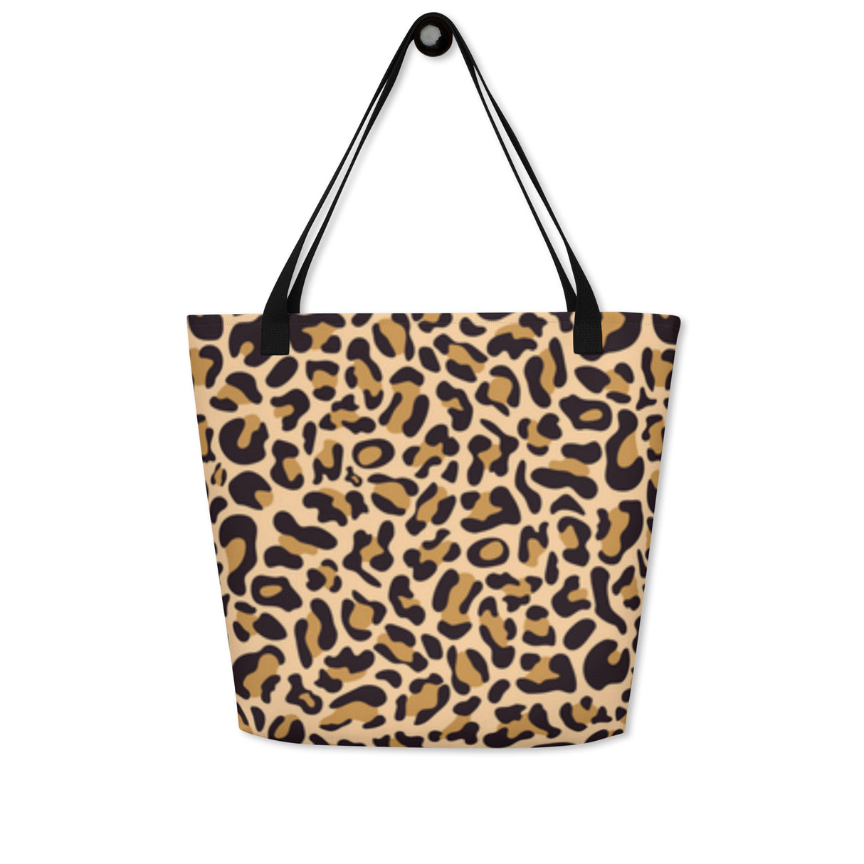 Leopard Print XL Tote with Inside Pocket - For the Design Lover