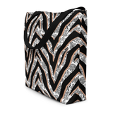 Savannah Stripes XL Tote Bag – Oversized Bold Print Tote