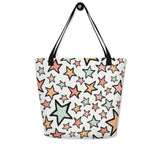 Starry Style XL Tote Bag - Oversized Playful Print Tote