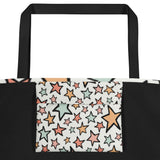 Starry Style XL Tote Bag - Oversized Playful Print Tote