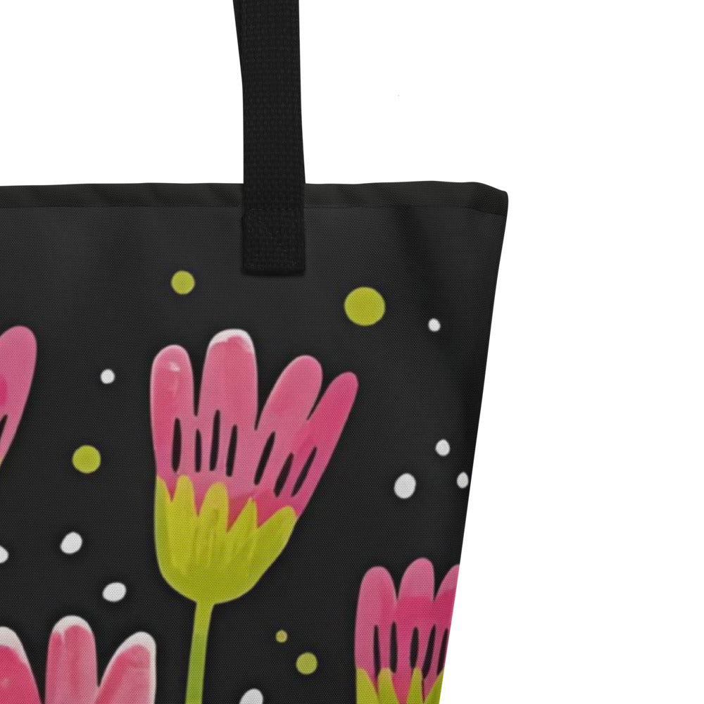 Bloom XL Tote with inside pocket – For the Garden Lover