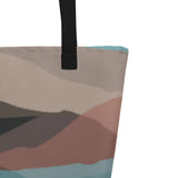 Painted Horizons XL Tote Bag - Oversized Art Print Tote
