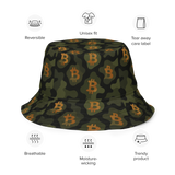 Bitcoin Camo Reversible Bucket Hat – For the Bitcoin Lover