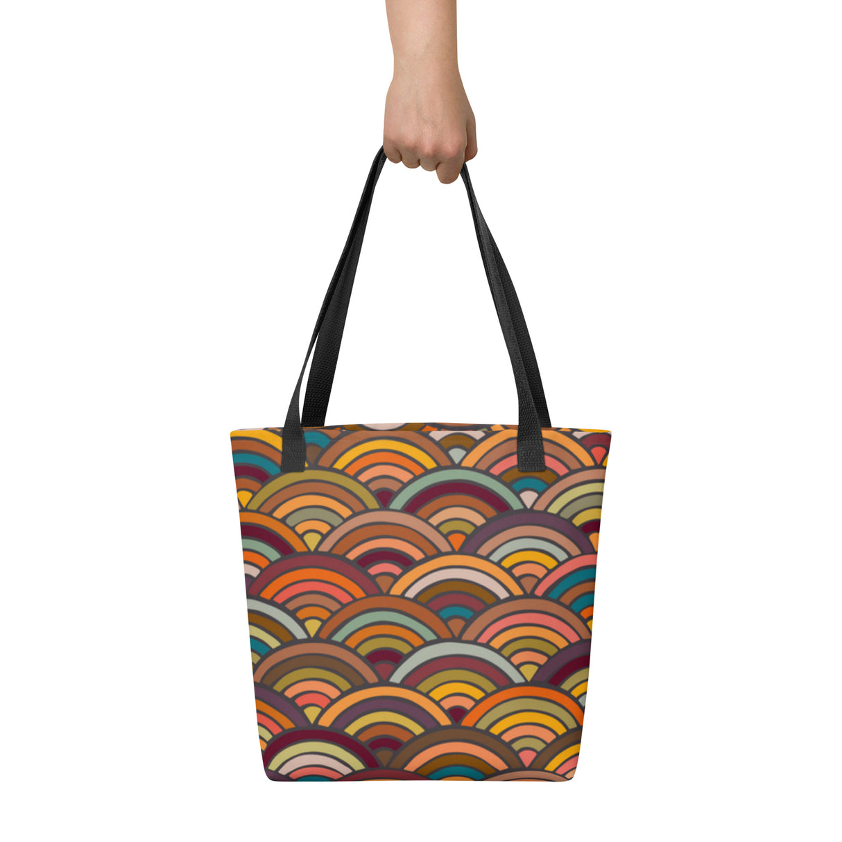 Retro Waves Tote Bag – Everyday Art Tote