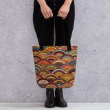 Retro Waves Tote Bag – Everyday Art Tote