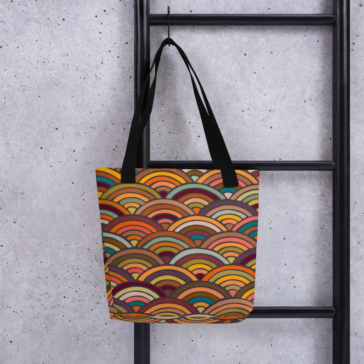 Retro Waves Tote Bag – Everyday Art Tote