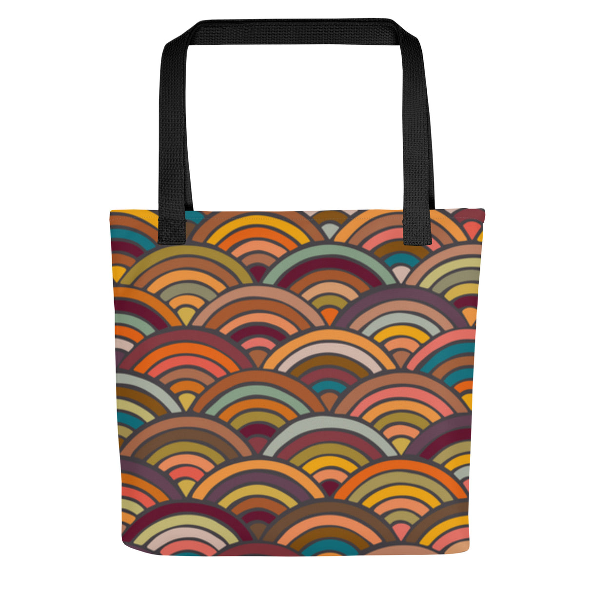 Retro Waves Tote Bag – Everyday Art Tote