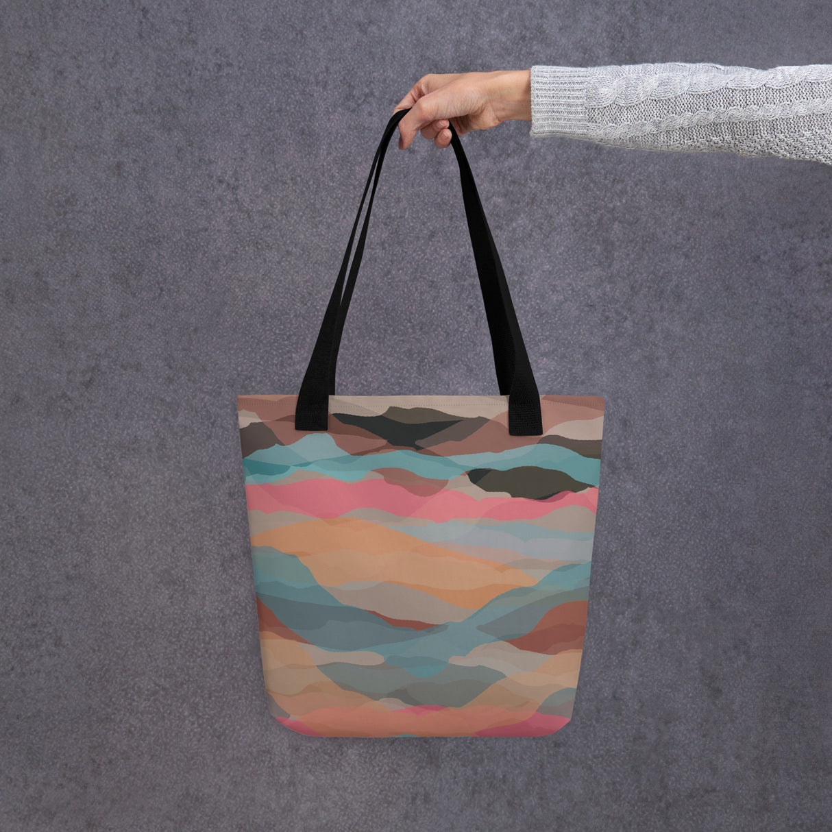 Painted Horizons Tote Bag - Everyday Art Tote