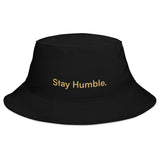 Stay Humble Embroidered Bucket Hat – For the Bitcoin Lover