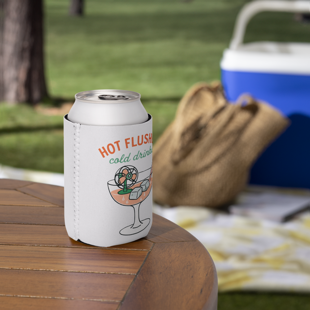 Hot Flushes, Cold Drinks Can Cooler - For the Menopause Warrior