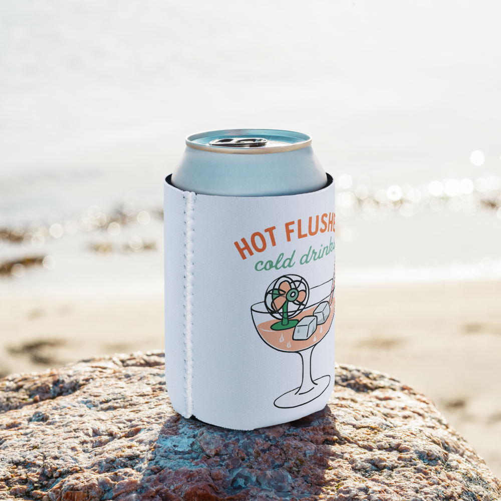 Hot Flushes, Cold Drinks Can Cooler - For the Menopause Warrior