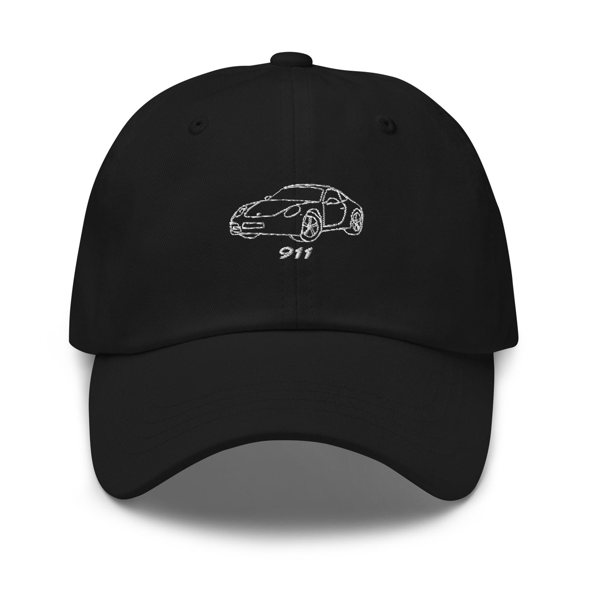 Porsche Outline Embroidered Dad Hat – For the Porsche Lover