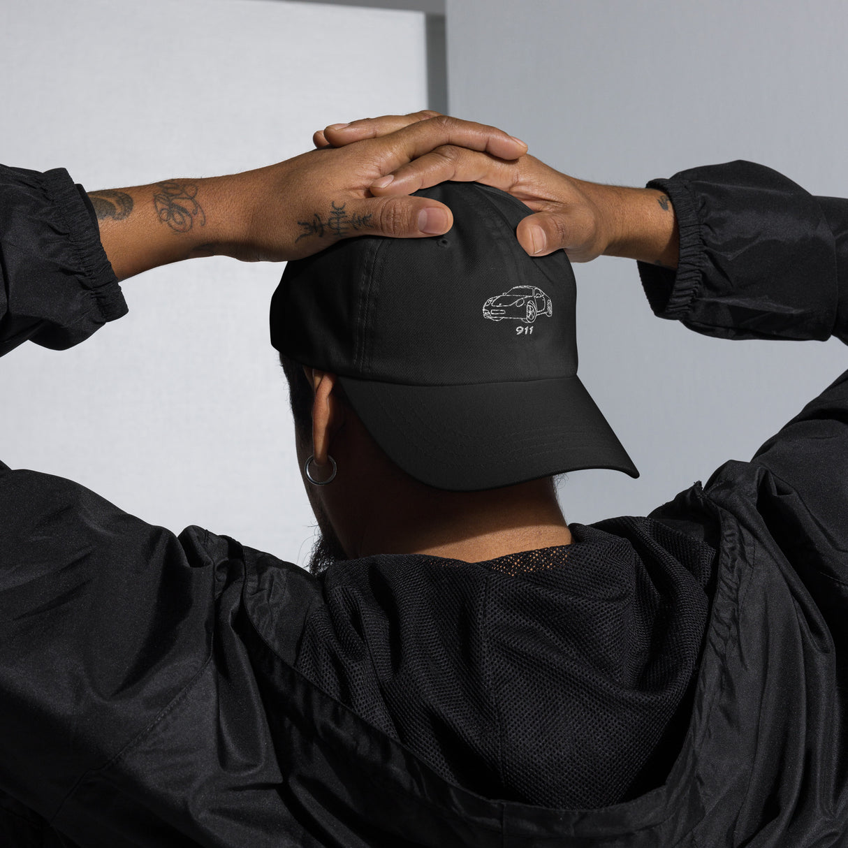Porsche Outline Embroidered Dad Hat – For the Porsche Lover
