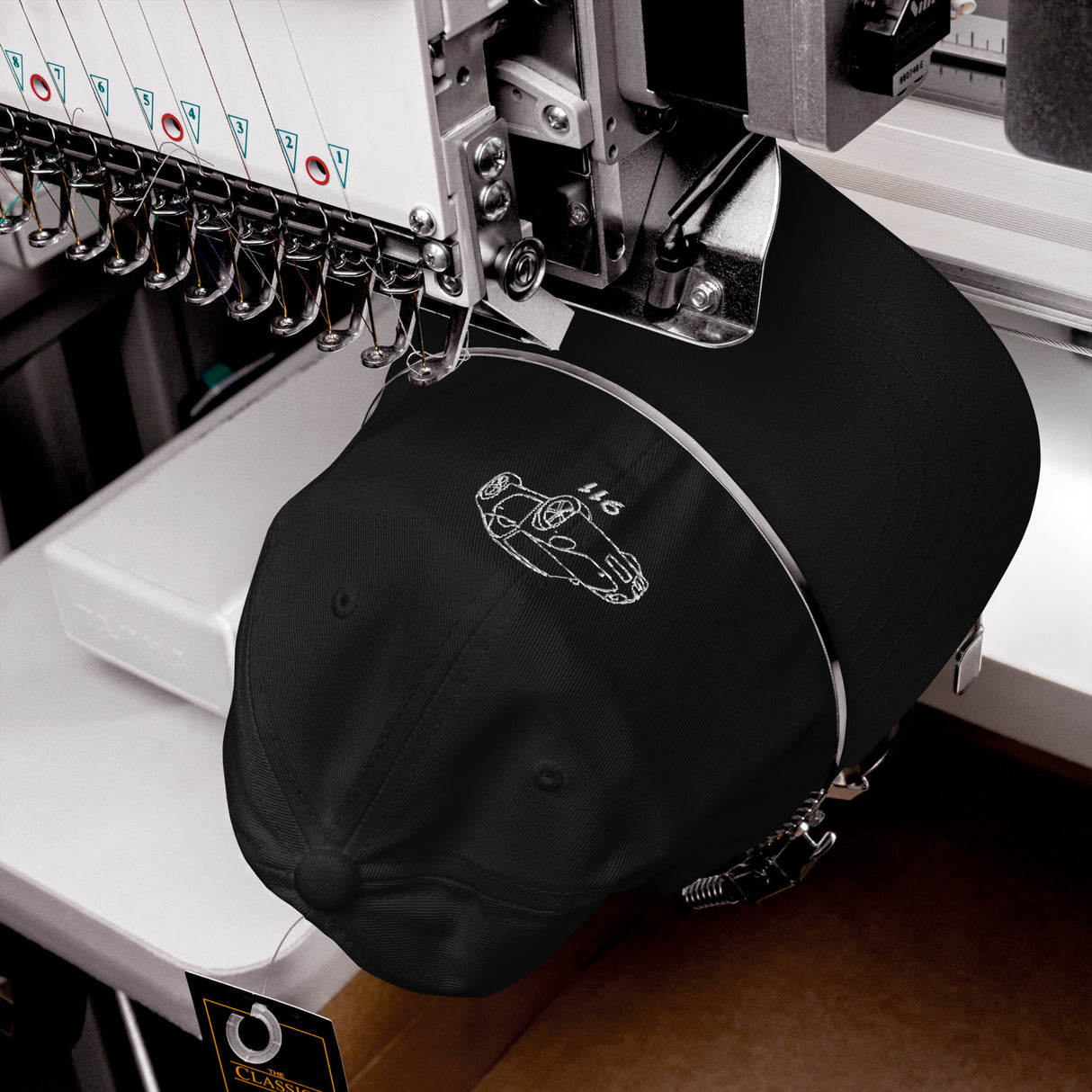 Porsche Outline Embroidered Dad Hat – For the Porsche Lover