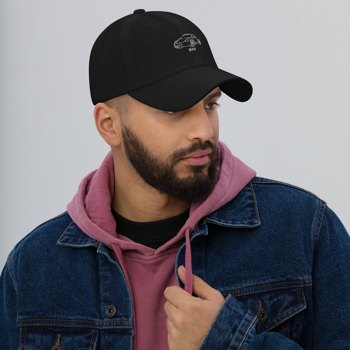 Porsche Outline Embroidered Dad Hat – For the Porsche Lover