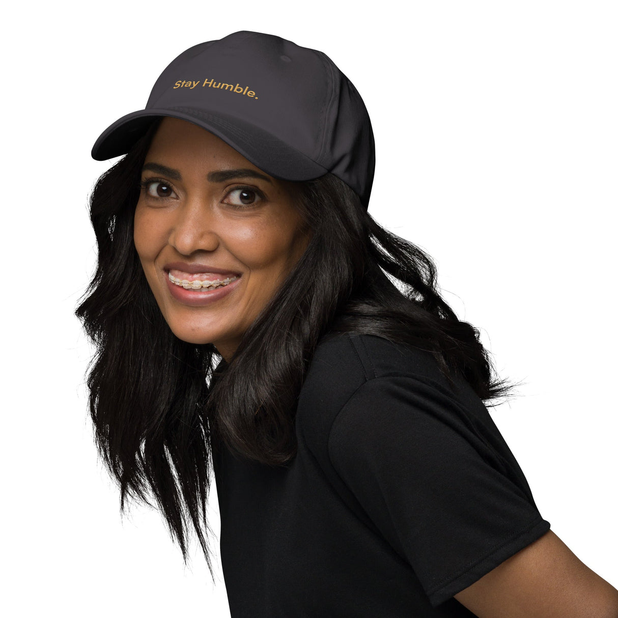 Stay Humble. Charcoal Grey Classic Dad Cap - For the Bitcoin Lover
