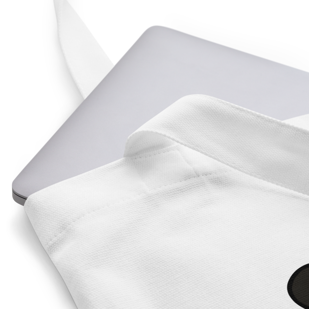 Dinking Responsibly Double Sided White Cotton Tote Bag - For the Pickleball Lover