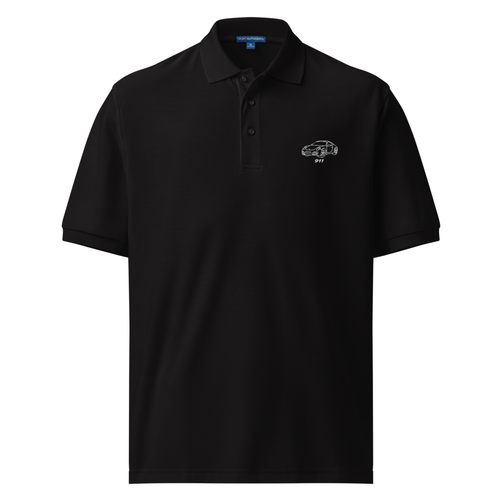Porsche Outline Embroidered Polo – For the Porsche Lover