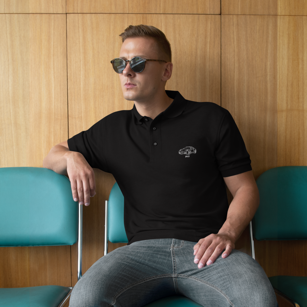 Porsche Outline Embroidered Polo – For the Porsche Lover