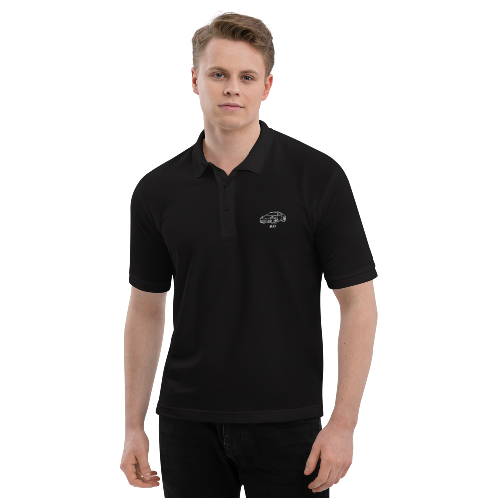Porsche Outline Embroidered Polo – For the Porsche Lover