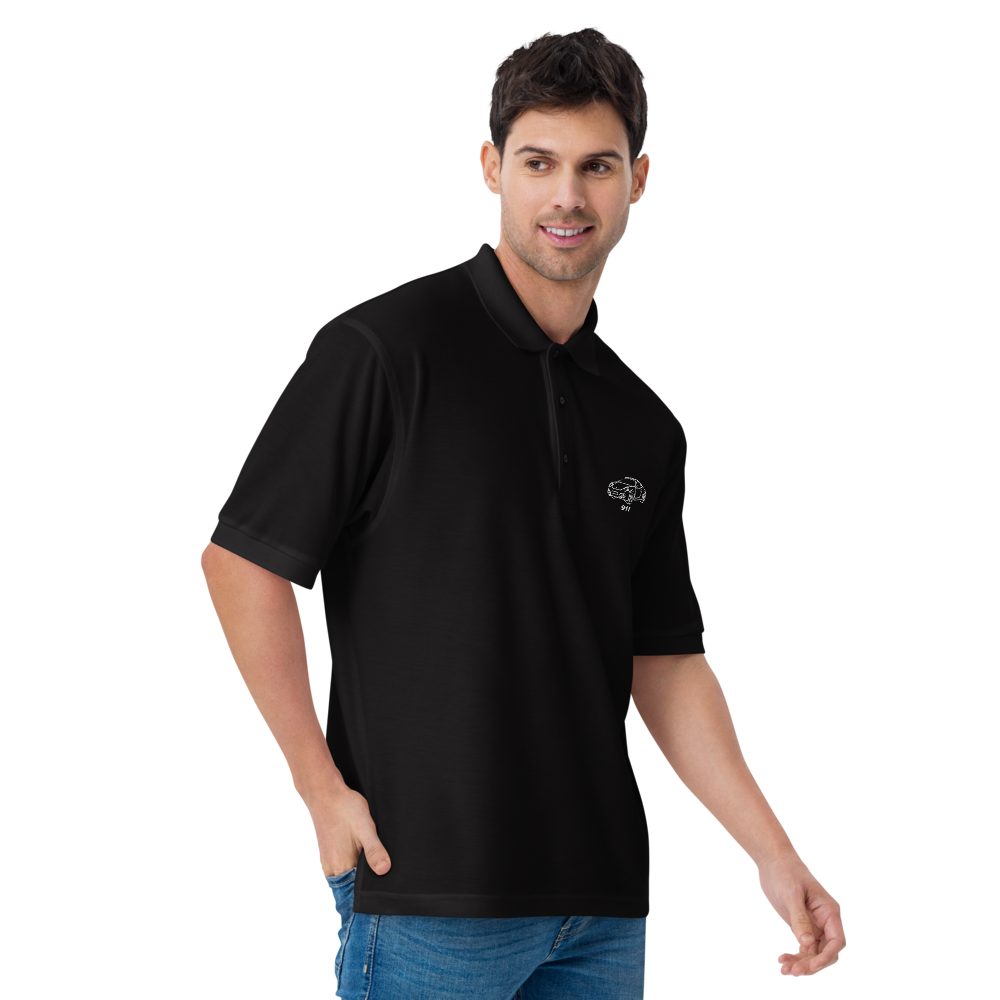 Porsche Outline Embroidered Polo – For the Porsche Lover