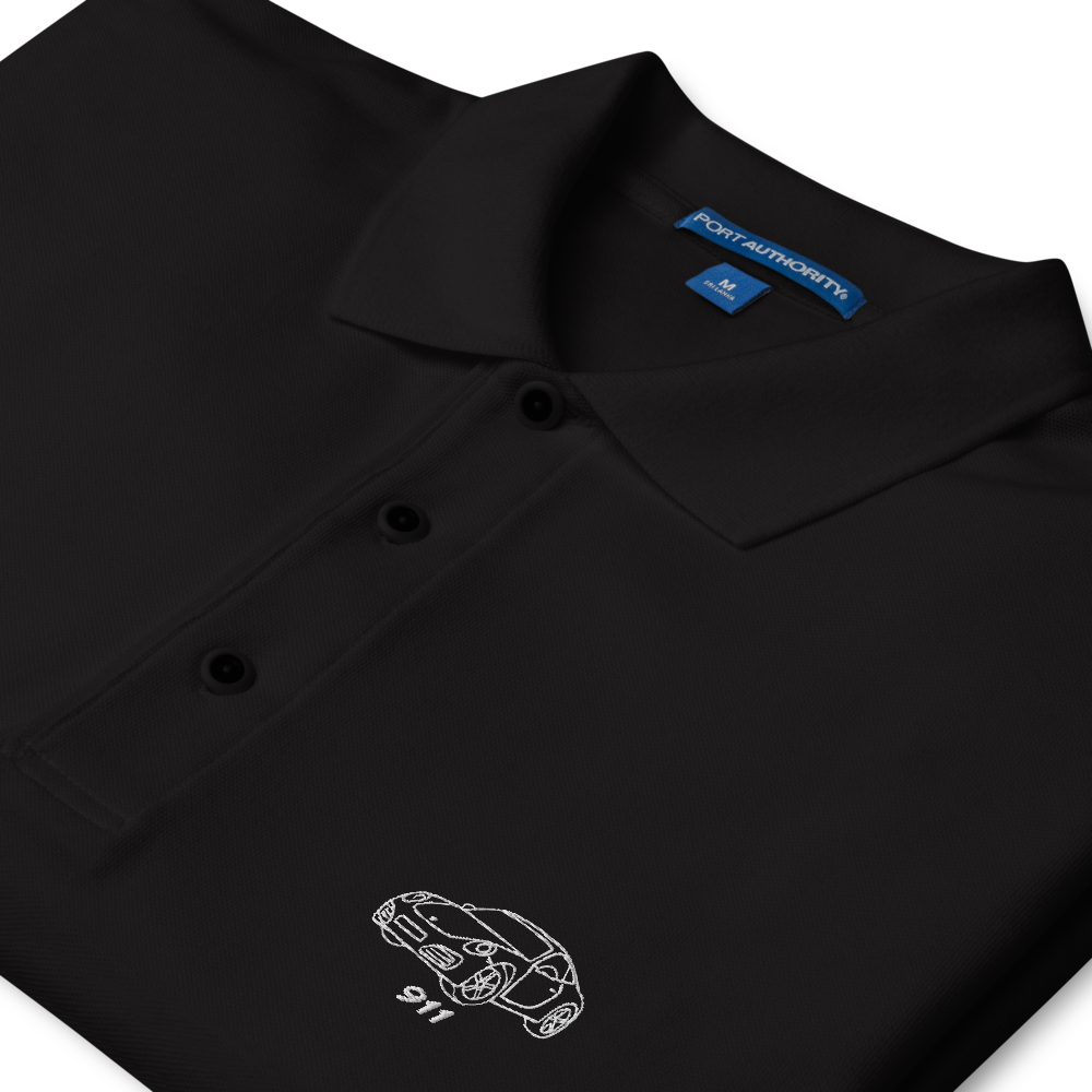 Porsche Outline Embroidered Polo – For the Porsche Lover