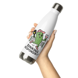 Dinking Responsibly Stainless Steel Insulated 17 oz Water Bottle - For the Pickleball Lover
