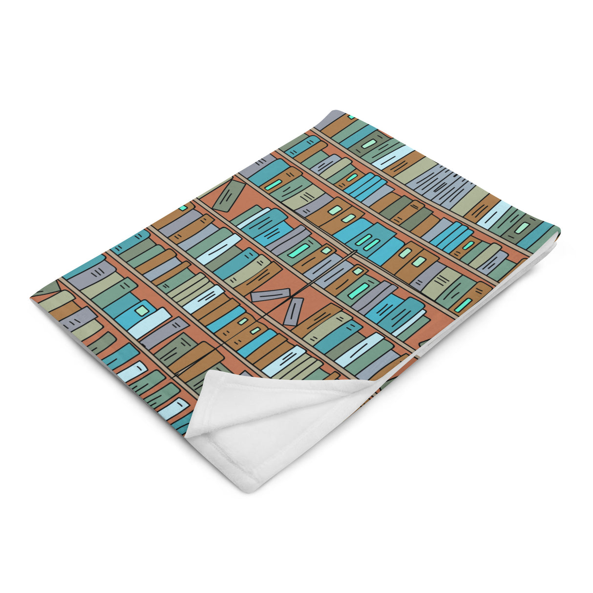 Book Lover’s Throw Blanket – Cozy Home Library Edition