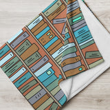 Book Lover’s Throw Blanket – Cozy Home Library Edition