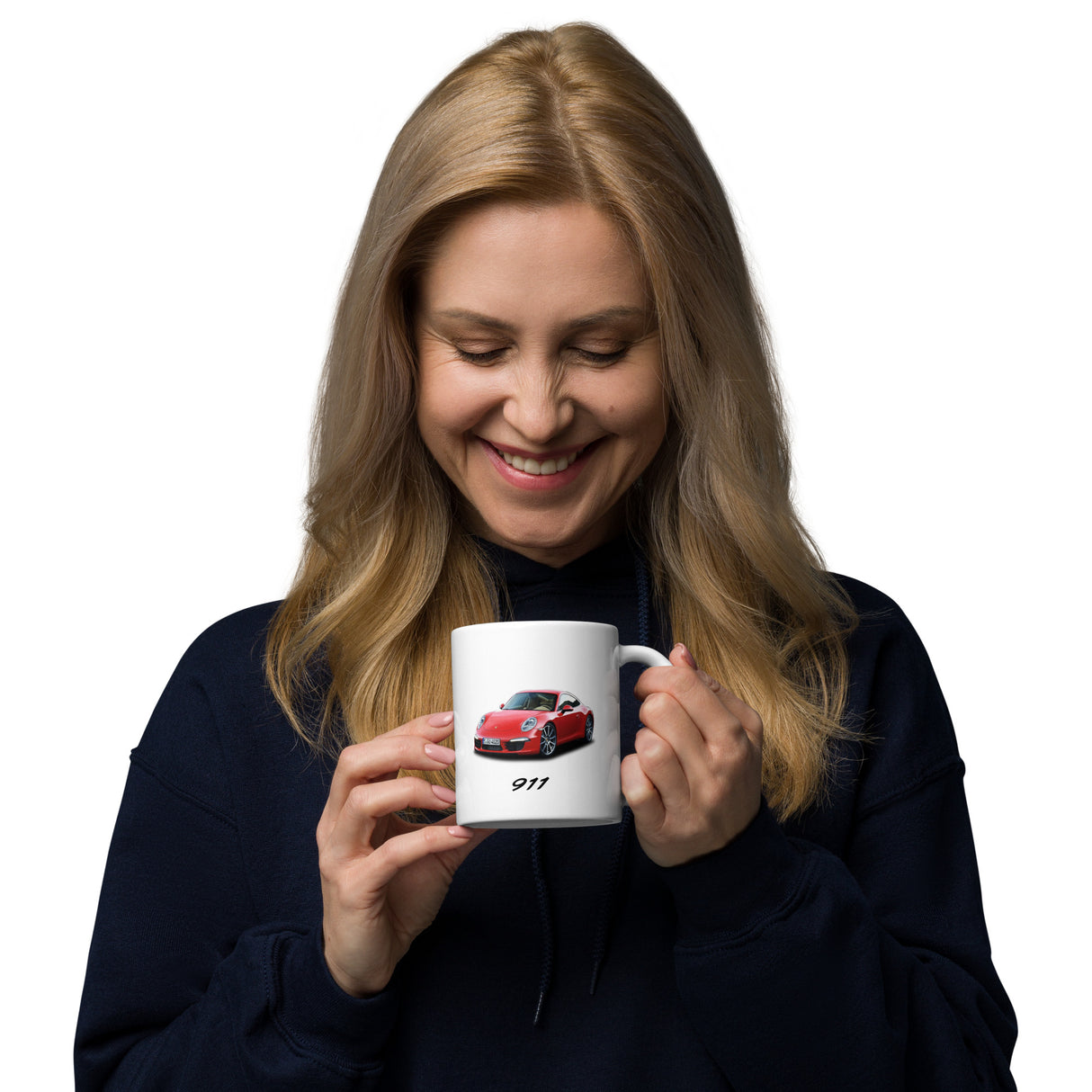911 Edition White Glossy Mug – For the Porsche Lover