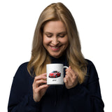 911 Edition White Glossy Mug – For the Porsche Lover