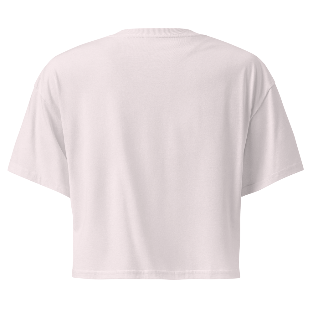 Hot Flushes, Cold Drinks Women's Pink Crop Top - For the Menopause Warrior